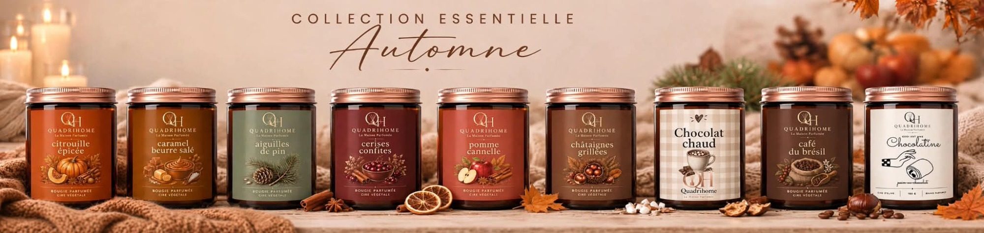 collection héritage la bougie de l'été